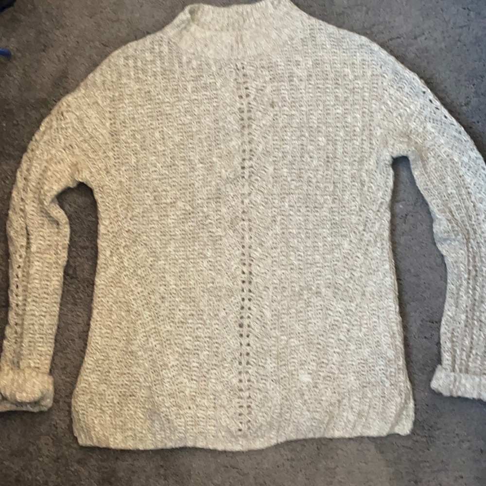 Lucky brand knit mock turtleneck sweater